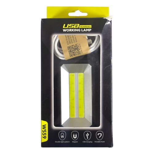 Linterna recargable 10 w con baliza