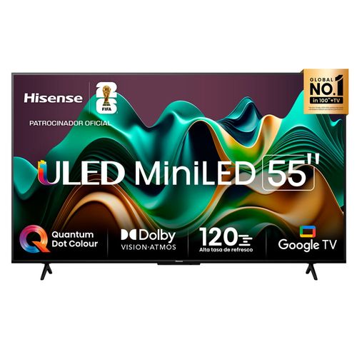 Smart TV 4K HISENSE 55" Mod.55U65MK Qled-Mini Led