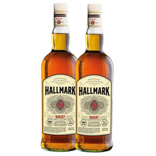 Whisky HALLMARK 1 L Pack x 2